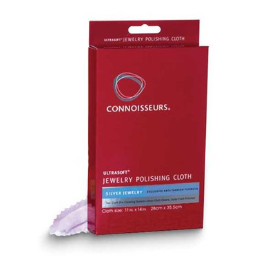 Image of Connoisseurs Silver Ultra-Soft Polishing Cloth with Anti-tarnish Coating