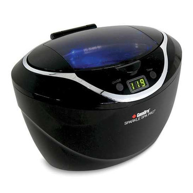 Image of GemOro Black Sparkle Spa Pro 750ml Personal Ultrasonic Jewelry Cleaner