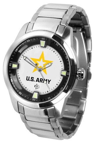 Mens US Army - Titan Steel Watch - Silver