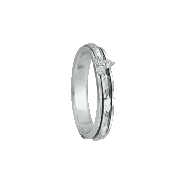 Image of "DEW" - Stackable Collection - MeditationRing (Spinner Ring)