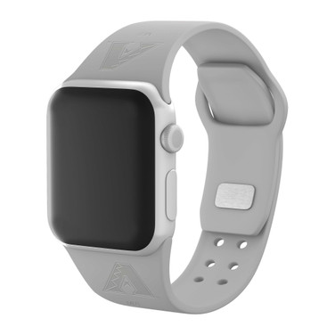 Image of Game Time Arizona Diamondbacks Engraved Silicone Watch Band Compatible with Apple Watch Gray