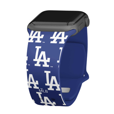 Image of Game Time Los Angeles Dodgers HD Watch Band Compatible with Apple Watch Repeating