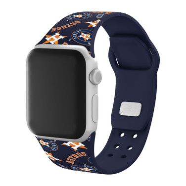 Game Time Houston Astros HD Watch Band Compatible with Apple Watch - Random