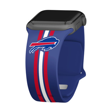 Game Time Buffalo Bills HD Watch Band Compatible with Apple Watch - Stripes
