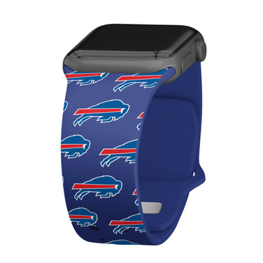 Game Time Buffalo Bills HD Watch Band Compatible with Apple Watch - Repeating