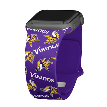 Game Time Minnesota Vikings HD Watch Band Compatible with Apple Watch - Random
