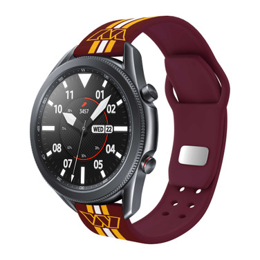 Image of Game Time Washington Commanders HD Watch Band Compatible with Samsung Galaxy Watch Style 2