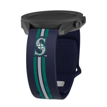 Image of Game Time Seattle Mariners HD Quick Change Watch Band - Stripes