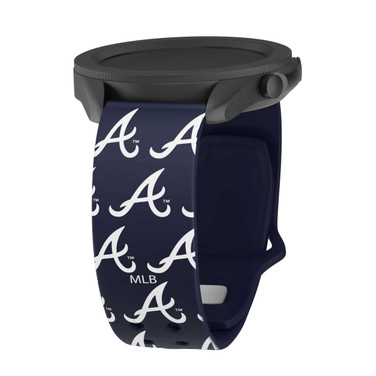 Image of Game Time Atlanta Braves HD Quick Change Watch Band - Repeating