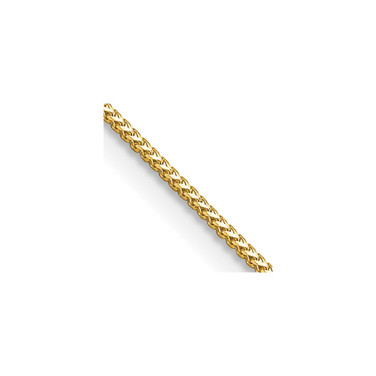 14K Yellow Gold 30 inch .9mm Franco with Lobster Clasp Chain