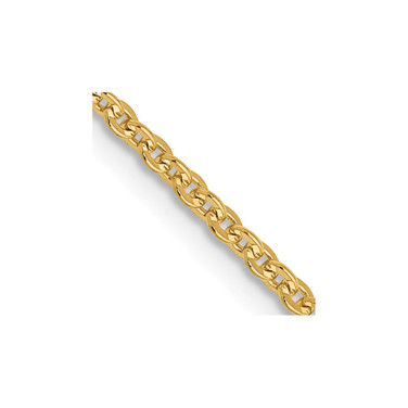 14K Yellow Gold 1.7mm Flat Cable Chain 1520-18