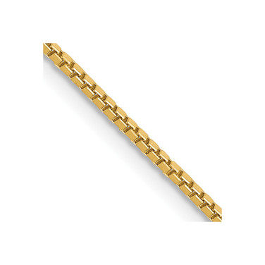 14K Yellow Gold 18 inch 1.1mm Box with Lobster Clasp Chain 14K Yellow Gold 18 inch 1.1mm Box with Lobster Clasp Chain