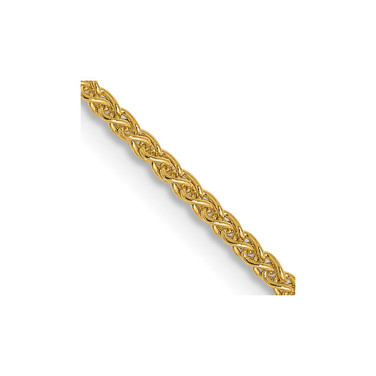 14K Yellow Gold 1.2mm Spiga (Wheat) Chain 1846-16