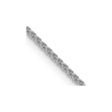 14K White Gold 1mm Spiga (Wheat) Chain 1649-22