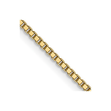 10k Yellow Gold 1mm Box Chain 5123-18