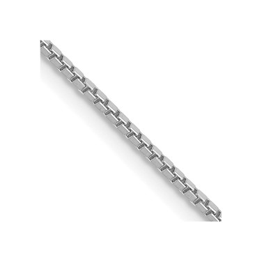 10k White Gold 1.05mm Box Chain 10KWB105-16 10k White Gold 1.05mm Box Chain 10KWB105-16