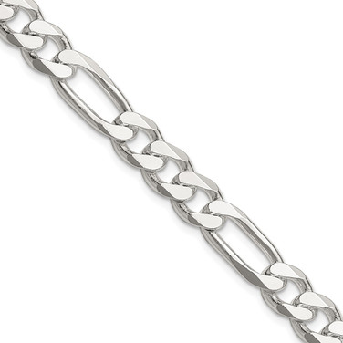Sterling Silver 8mm Figaro Chain QFG220-16