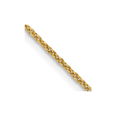 10k Yellow Gold 1.2mm Cable Chain 10PE213-24