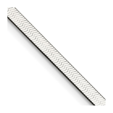 18" Sterling Silver 3mm Magic Herringbone Chain Necklace
