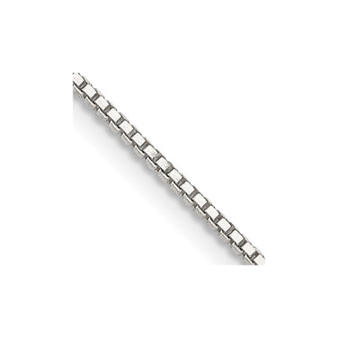 20" Sterling Silver 1.1mm Box Chain Necklace