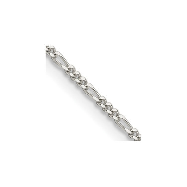 22" Sterling Silver 1.4mm Figaro Chain Necklace 22" Sterling Silver 1.4mm Figaro Chain Necklace
