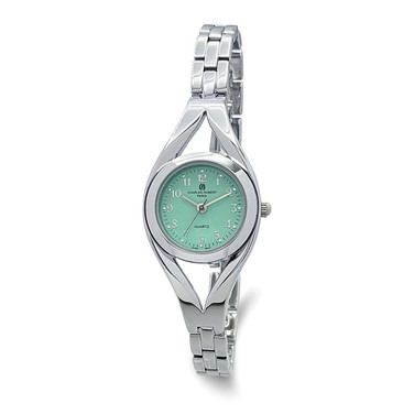 Charles-Hubert 26mm Womens Green Dial Quartz Watch