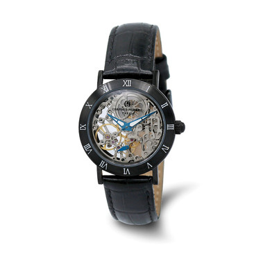 Charles-Hubert 35mm Womens Skeleton Dial Stainless Steel Mechanical Handwind Watch Charles-Hubert 35mm Womens Skeleton Dial Stainless Steel Mechanical Handwind Watch
