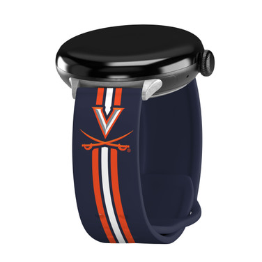 Virginia Cavaliers HD Watch Band Compatible with Google Pixel Watch Long Stripes