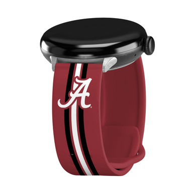 Alabama Crimson Tide HD Watch Band Compatible with Google Pixel Watch Long Stripes