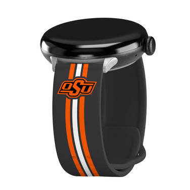 Oklahoma State Cowboys HD Watch Band Compatible with Google Pixel Watch Long Stripes