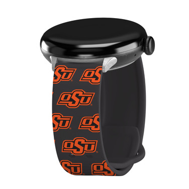 Oklahoma State Cowboys HD Watch Band Compatible with Google Pixel Watch Long Repeating