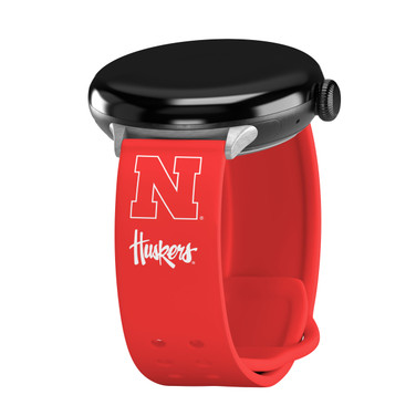 Nebraska Huskers HD Elite Edition Watch Band Compatible with Google Pixel Watch Long