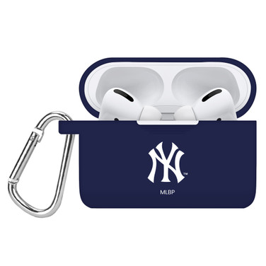 Game Time New York Yankees Silicone Case Cover Compatible with Apple AirPods Pro Battery Case (Navy)