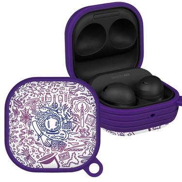 Doodle HDX Case Cover Compatible with Samsung Galaxy Buds Pro & Buds Live (Spellbound)