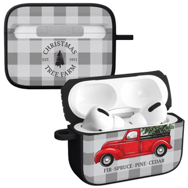 Affinity Bands Christmas HDX Case Cover Compatible with Apple AirPods Pro 1 & 2 (Little Red Truck)
