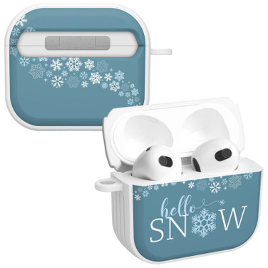 Affinity Bands Christmas HDX Case Cover Compatible with Apple AirPods Gen 3 (Hello Snow)