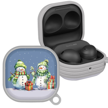 Affinity Bands Christmas HDX Case Cover Compatible with Samsung Galaxy Buds Pro & Buds Live (Snow Time Like The Present)
