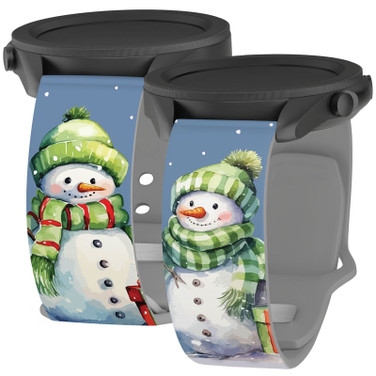 Affinity Bands Christmas HD Watch Band Compatible with Samsung Galaxy Watch Snow Time Like The Present