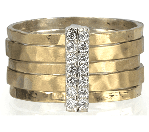 SUN - Free Floating Collection - MeditationRing (Spinner Ring)