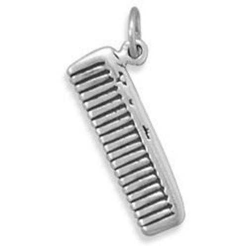 Image of (C) Comb Charm 925 Sterling Silver