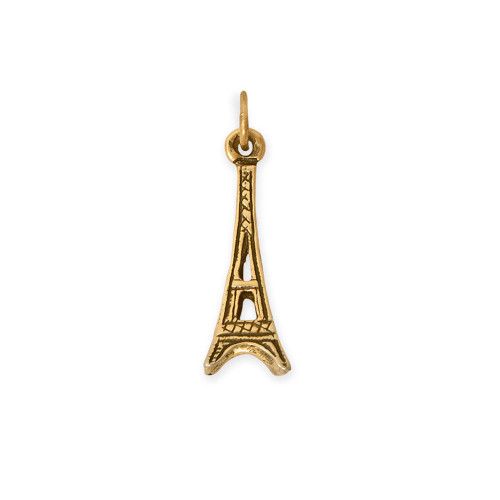 (C) Eiffel Tower Charm 925 Sterling Silver — additional view