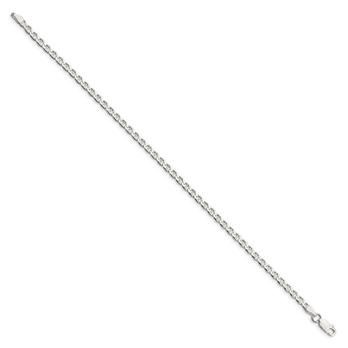 Image of 10" Sterling Silver 3.15mm Flat Anchor Chain Anklet