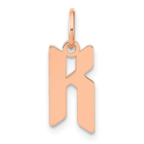 Image of 10K Rose Gold Letter K Initial Charm 10XNA1335R/K