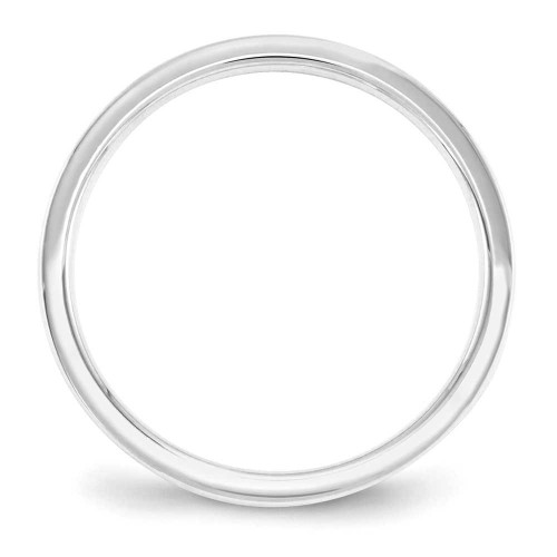 Image of 10K White Gold 2.5mm Standard Flat Comfort Fit Band Ring