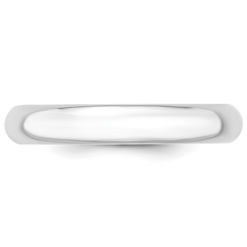 Image of 10K White Gold 4mm Standard Comfort Fit Band Ring