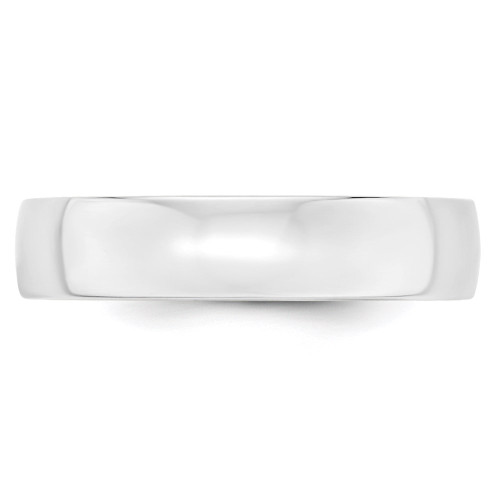 Image of 10K White Gold 5mm Lightweight Comfort Fit Band Ring