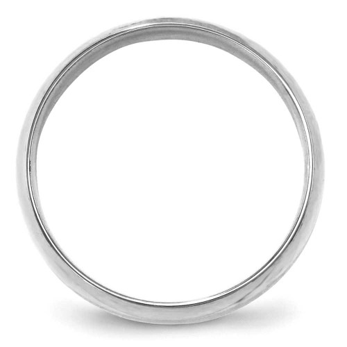 Image of 10K White Gold 6mm Lightweight Comfort Fit Band Ring