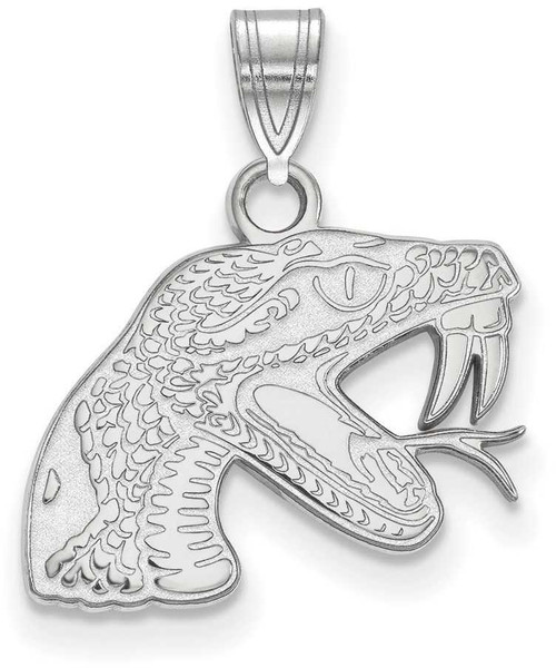 Image of 10K White Gold Florida A&M University Small Pendant by LogoArt