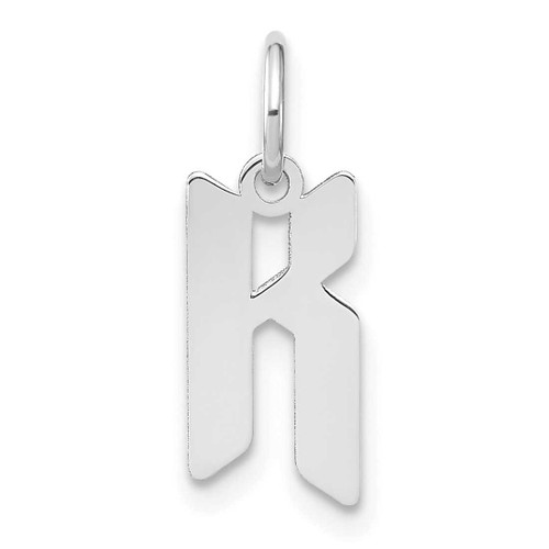 Image of 10K White Gold Letter K Initial Charm 10XNA1335W/K