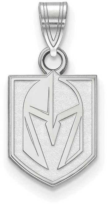 Image of 10k White Gold LogoArt Vegas Golden Knights Small Pendant